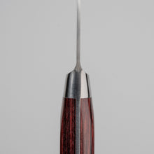 Charger l'image dans la galerie, KORIN MANCHE ACAJOU ROUGE PROFOND INOX KIRITSUKE