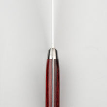 Charger l'image dans la galerie, KORIN MANCHE ACAJOU ROUGE PROFOND INOX SANTOKU 180