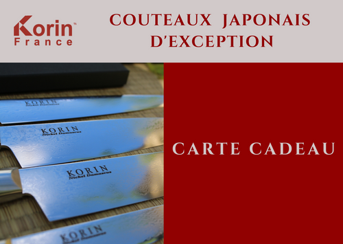 CARTE-CADEAU KORIN FRANCE